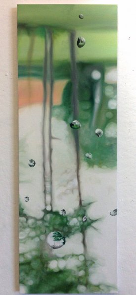 Landscape in Water Droplets